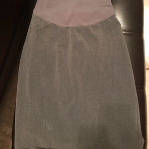 Motherhood XS Maternity Gray Skirt